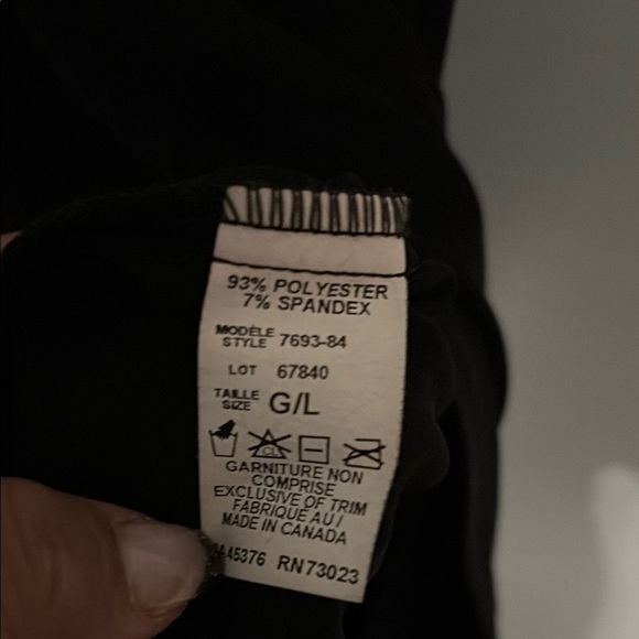 Suzy Shier Black Mini Dress with Buckle Detail, sleeveless size large - Picture 3 of 8